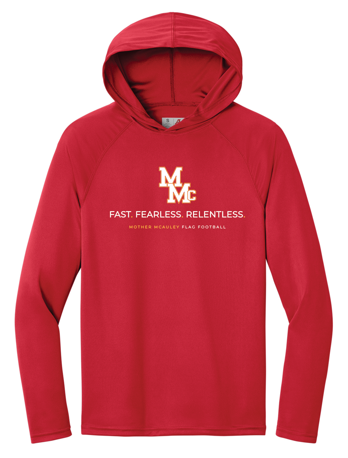 McAuley Flag Football Hooded Performance Long-Sleeve