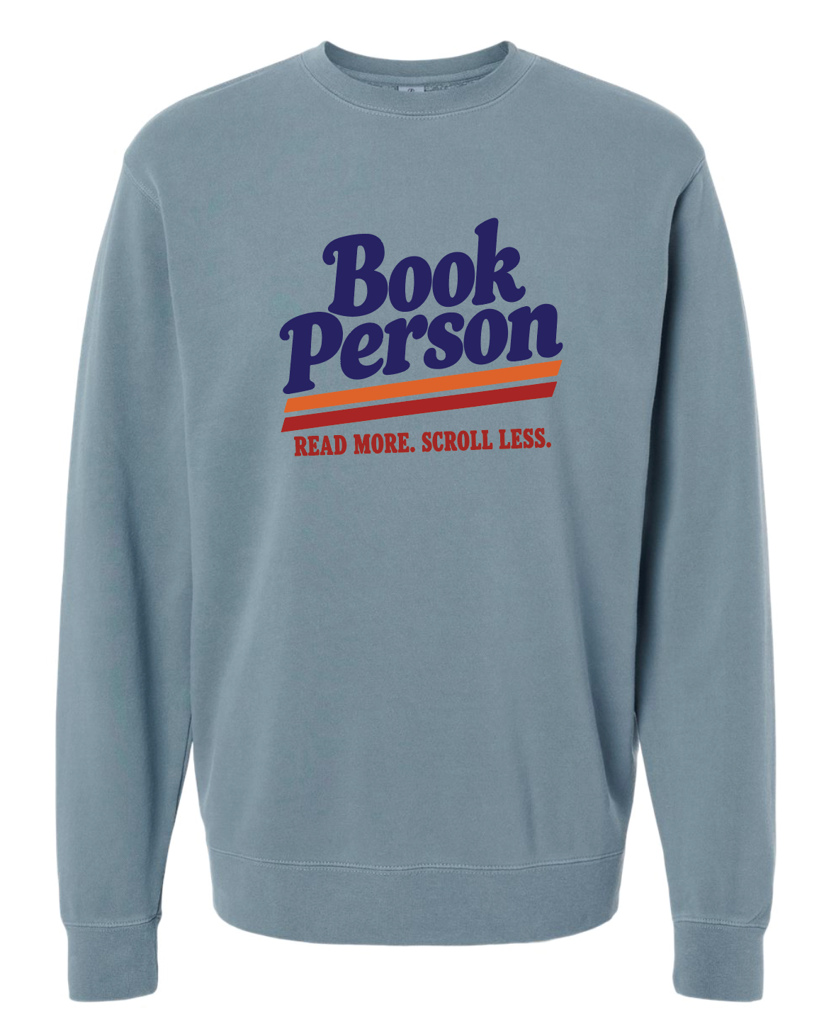 TSP Book Person Crewneck - Slate Blue