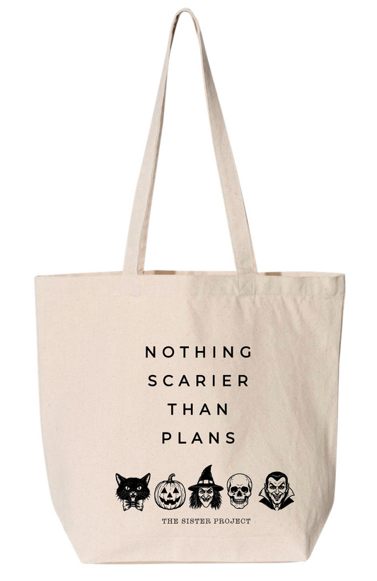 TSP Nothing Scarier Than Plans Tote