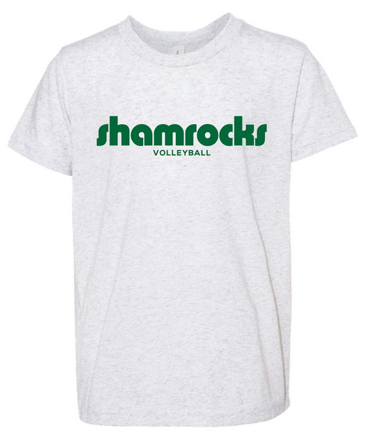 Shamrocks Volleyball Youth Ash Tee