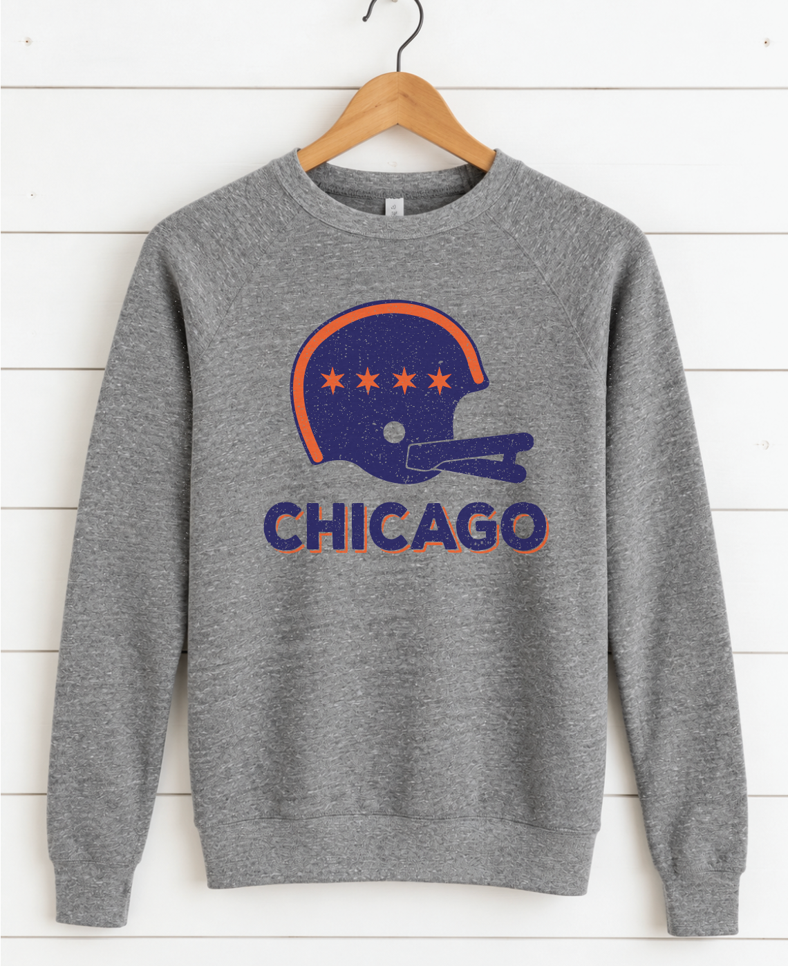 Chicago Flag Helmet Crewneck