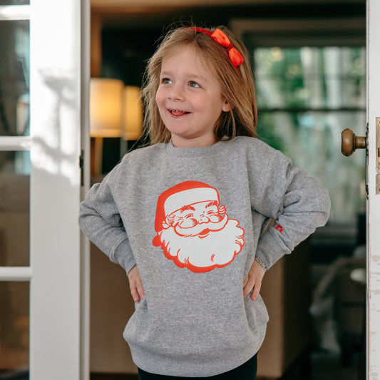 Retro Santa Youth Crewneck